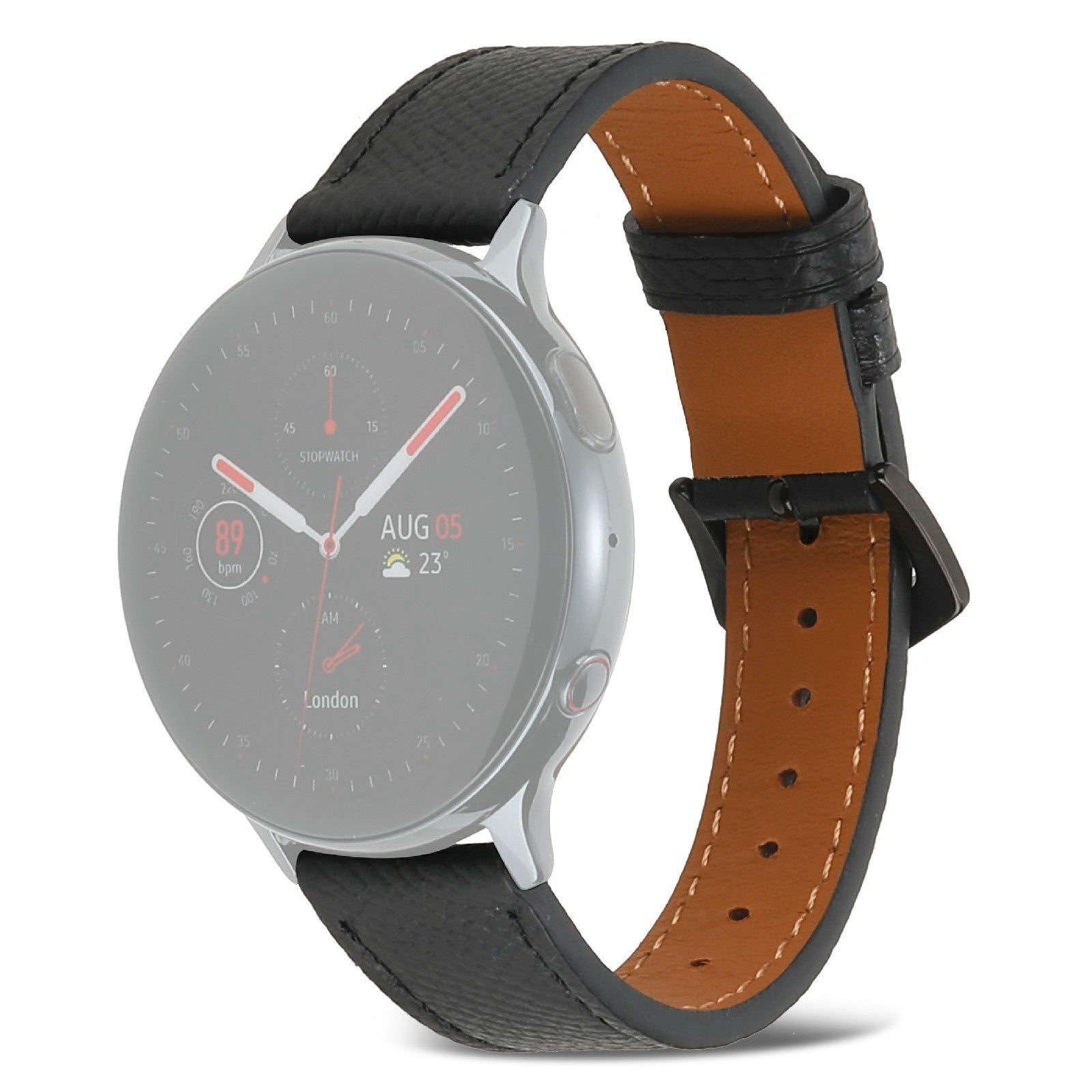 For Huawei Watch GT 3 Pro 43mm Samsung Galaxy Watch4 Classic 42mm 46mm 20mm Genuine Leather Watch Strap Metal Pin Buckle Wristband Replacement For Huawei Watch GT 3 Pro 43mm Samsung Galaxy Watch4 Classic 42mm 46mm 20mm Genuine Leather Watch Strap Metal Pin Buckle Wristband Replacement